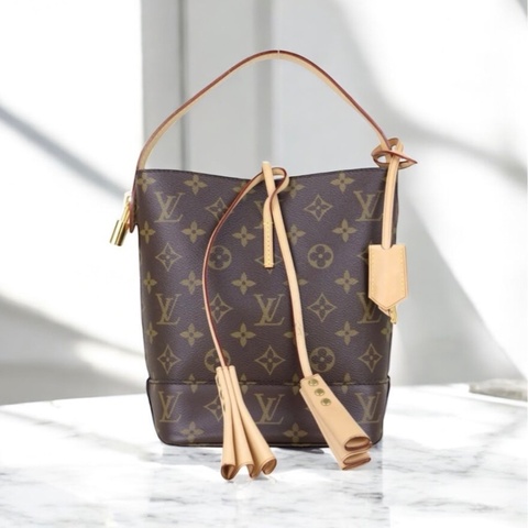 「JL精品代購」98新 LV NN14手提水桶包