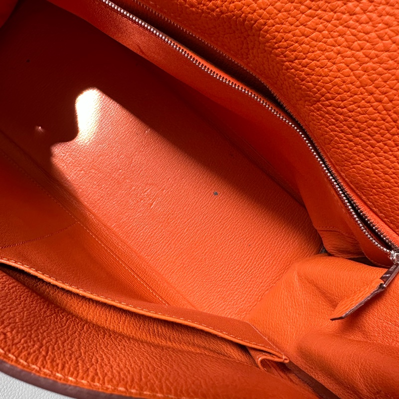 Hermes/愛馬仕kelly35 愛馬仕橙單肩包TC-23