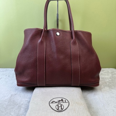 Hermes garden party 紅色花園36銀扣