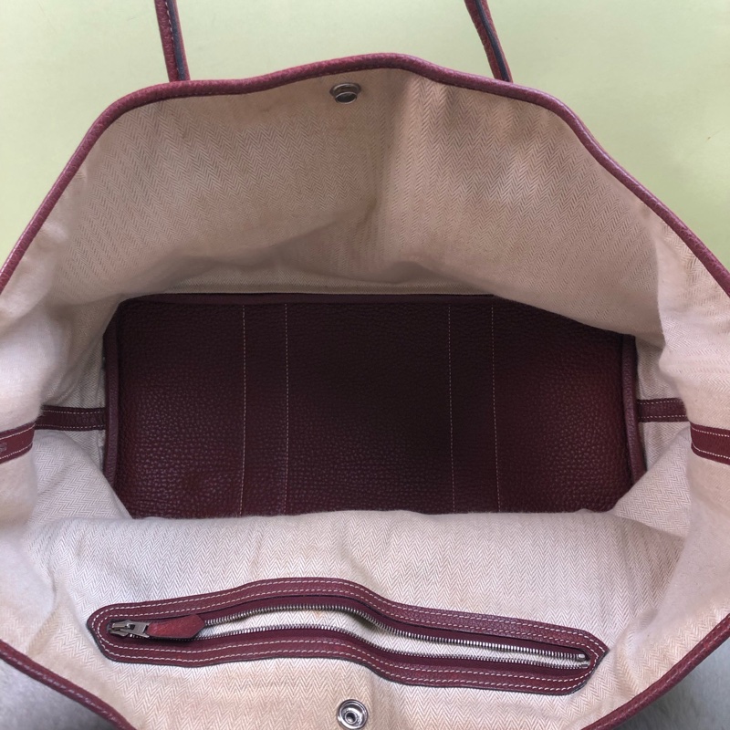 Hermes garden party 紅色花園36銀扣-5