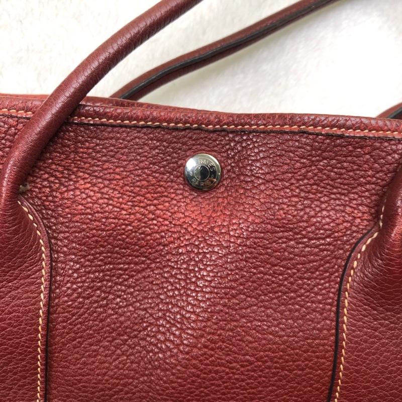 Hermes garden party 紅色花園36銀扣-18