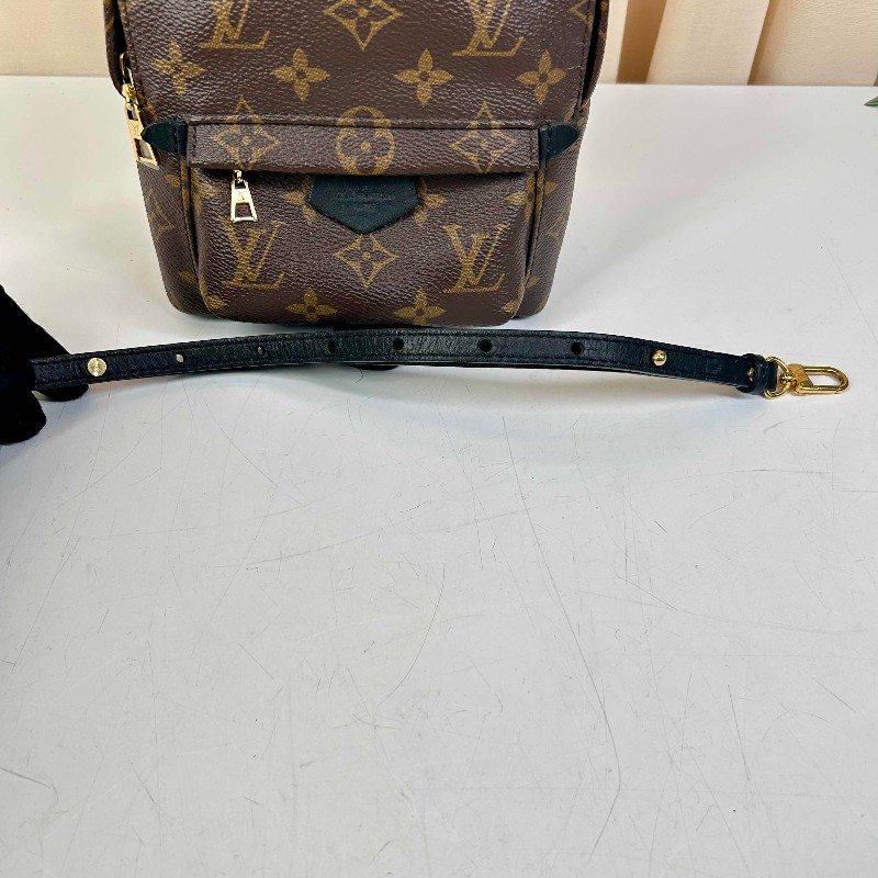 LV路易威登Palm Springs mini老花後背包-16