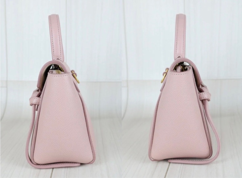 「JL精品代購」98新 Celine 粉鯰魚包Belt Pico-3