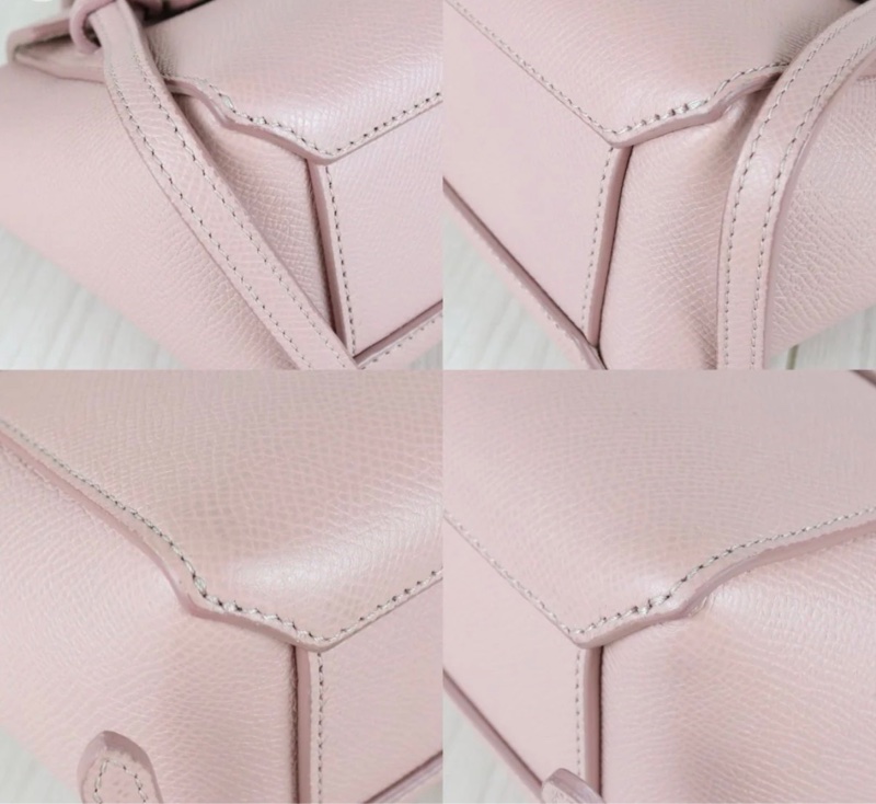 「JL精品代購」98新 Celine 粉鯰魚包Belt Pico-7