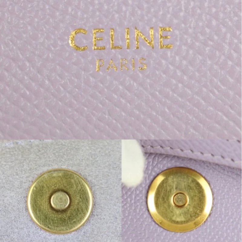 「JL精品代購」98新 Celine 紫色鯰魚包 Belt Pico-9