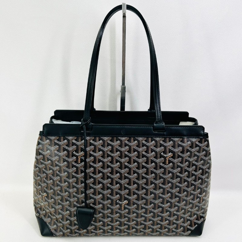 GOYARD Bellechasse BiaudeY字老花塗層帆布托特包手提購物袋-0