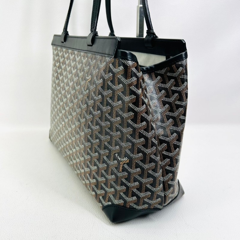 GOYARD Bellechasse BiaudeY字老花塗層帆布托特包手提購物袋-2