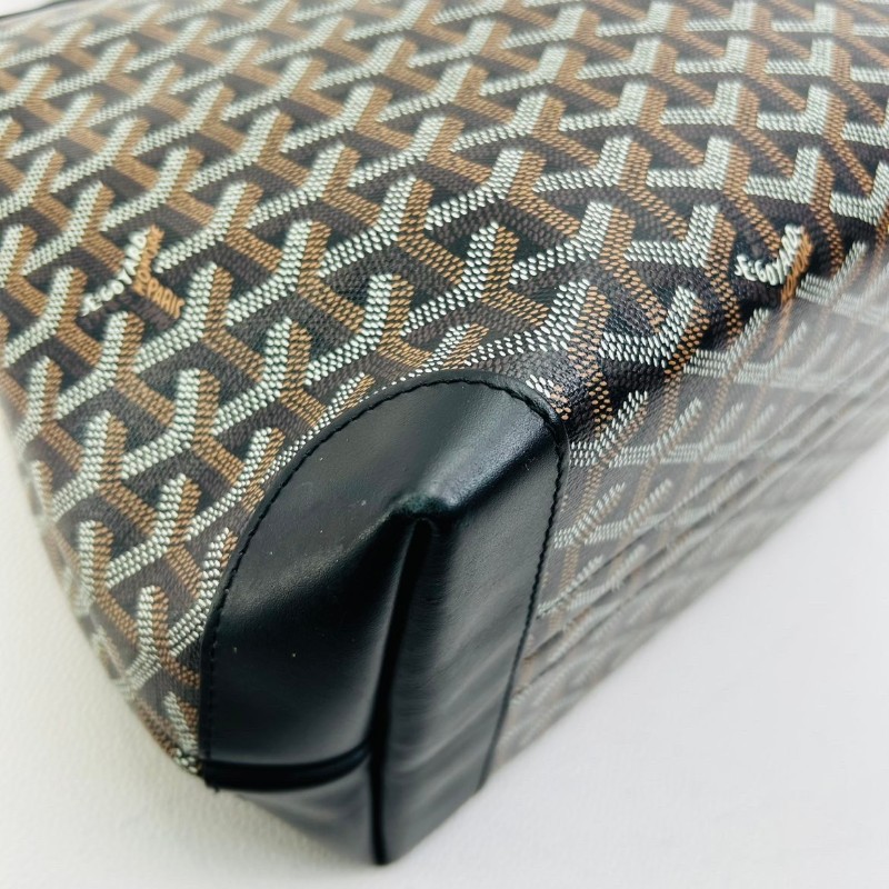 GOYARD Bellechasse BiaudeY字老花塗層帆布托特包手提購物袋-11