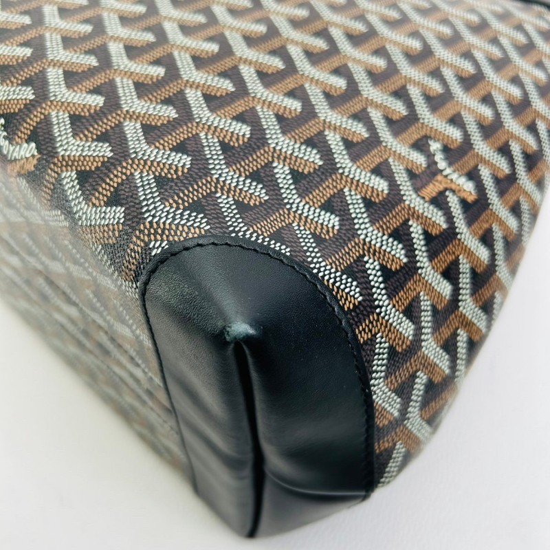 GOYARD Bellechasse BiaudeY字老花塗層帆布托特包手提購物袋-14