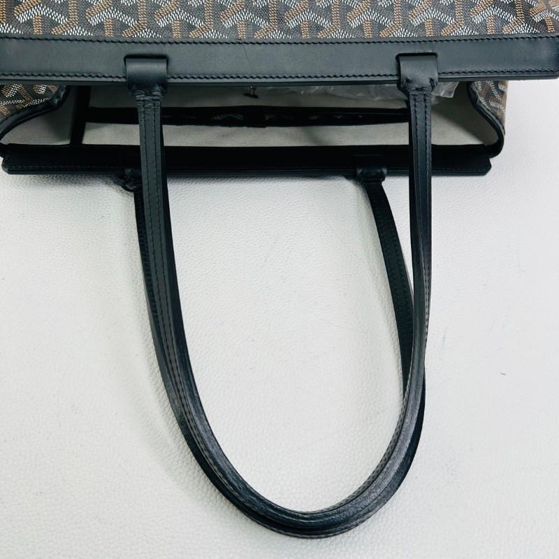 GOYARD Bellechasse BiaudeY字老花塗層帆布托特包手提購物袋-15