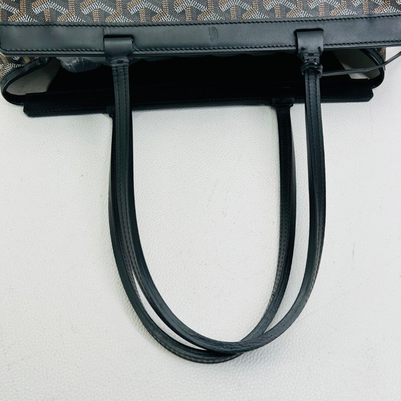 GOYARD Bellechasse BiaudeY字老花塗層帆布托特包手提購物袋-16