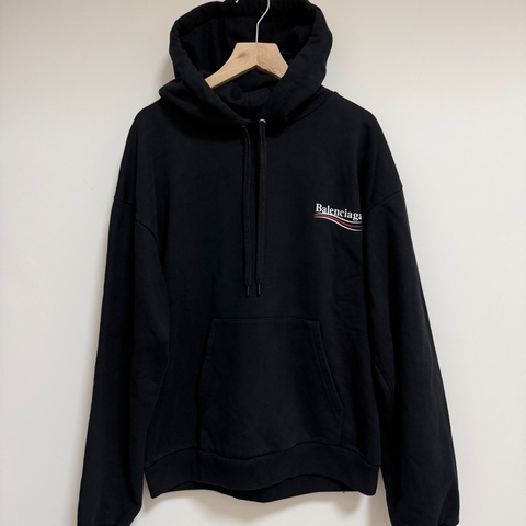 Balenciaga可樂帽T 黑色