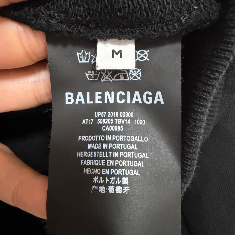 Balenciaga可樂帽T 黑色-5