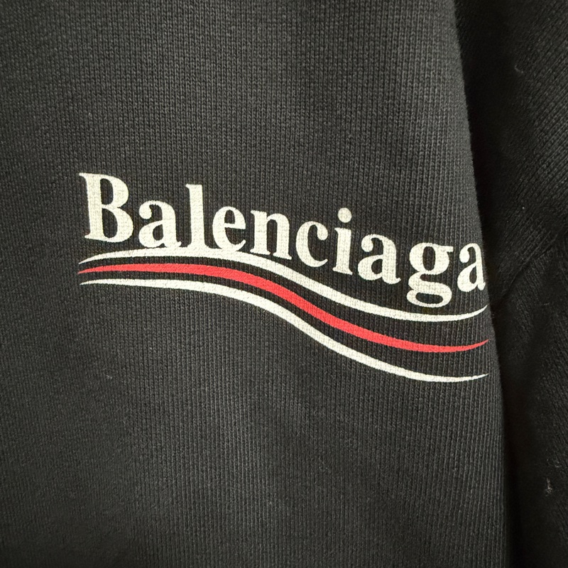 Balenciaga可樂帽T 黑色-11