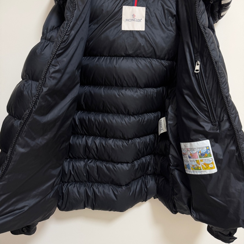 Moncler 羽絨外套黑色男版-4