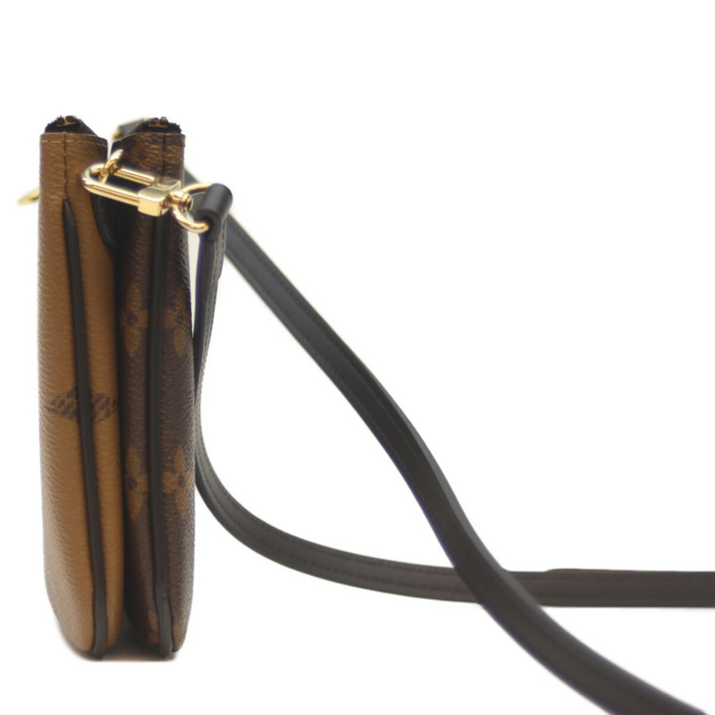 路易威登 M69203 Monogram Giant Reverse Pochette 雙拉鍊帆布女士單肩包-1