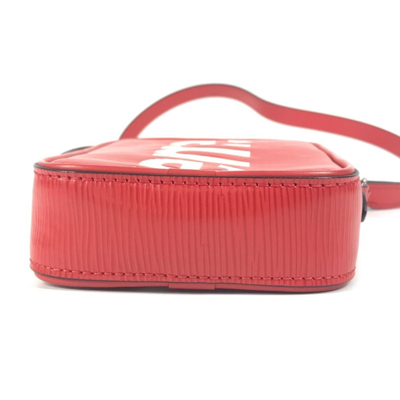 路易威登 M53434 Epi Supreme 聯名款 Danube PPM 手袋，斜背包/肩包，皮革材質，紅色，男女款-4