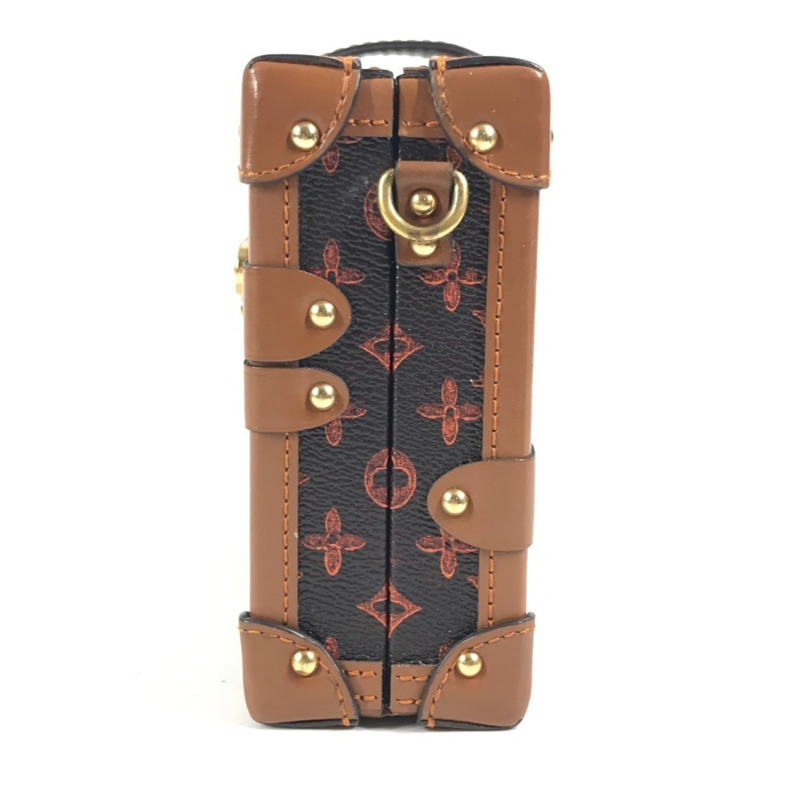 路易威登 M44407 Monogram Catgram Petite Malle NM 手拿包,雙肩背帆布款,男女通用,棕色-3