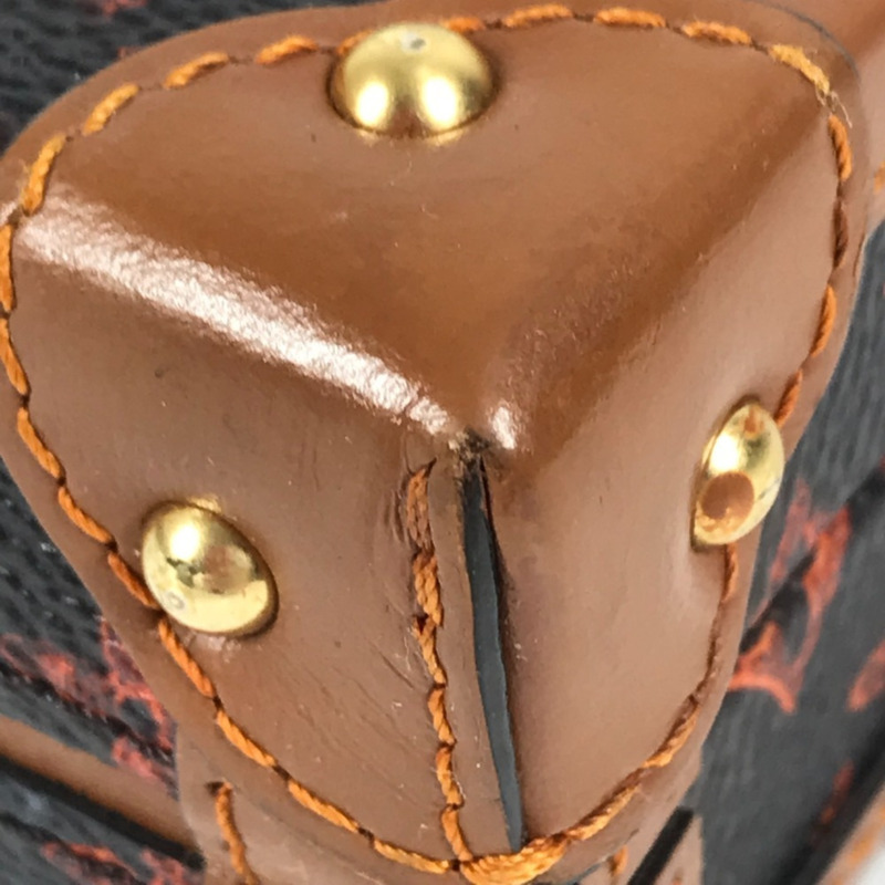 路易威登 M44407 Monogram Catgram Petite Malle NM 手拿包,雙肩背帆布款,男女通用,棕色-8