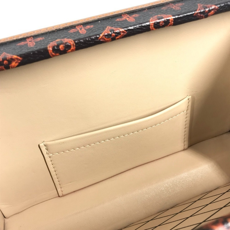 路易威登 M44407 Monogram Catgram Petite Malle NM 手拿包,雙肩背帆布款,男女通用,棕色-14