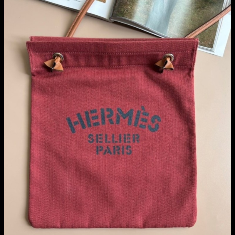 Herme's 入門款 Aline Groom帆布包-6