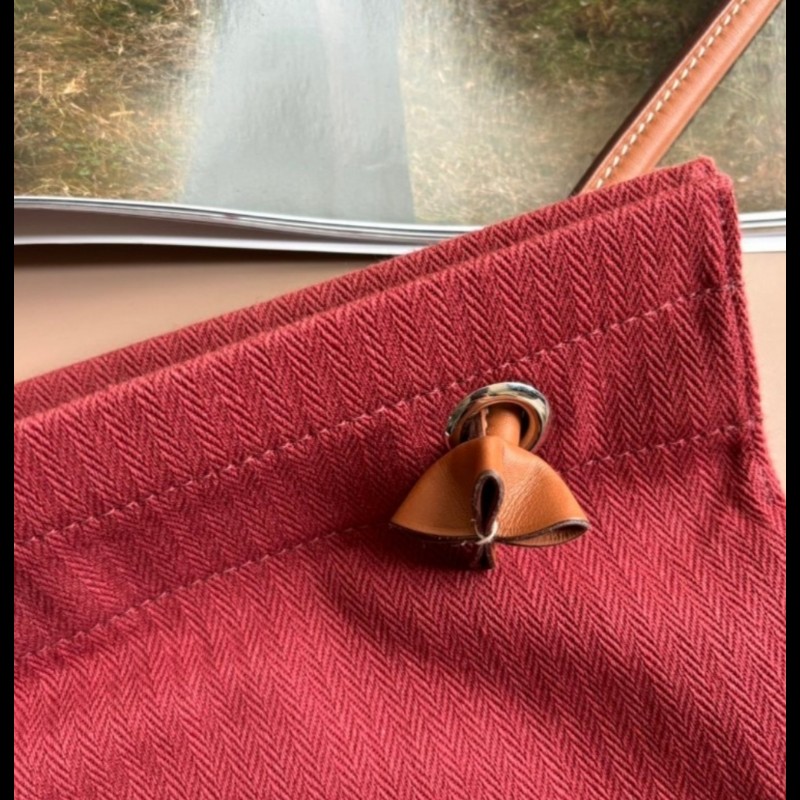 Herme's 入門款 Aline Groom帆布包-9