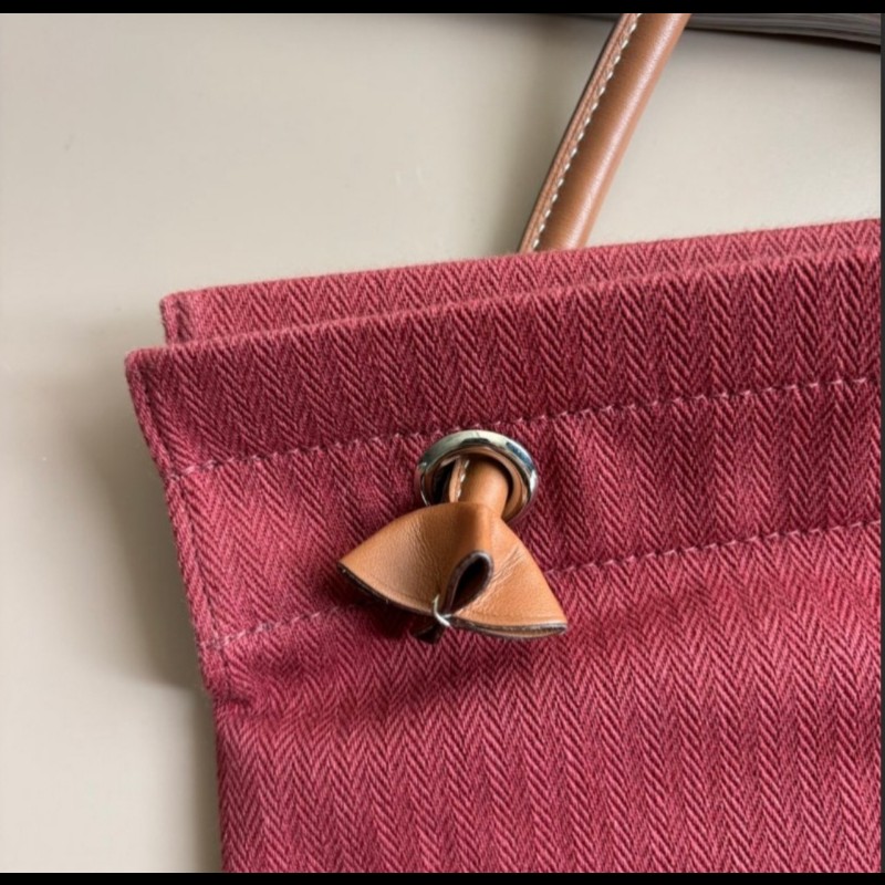 Herme's 入門款 Aline Groom帆布包-10