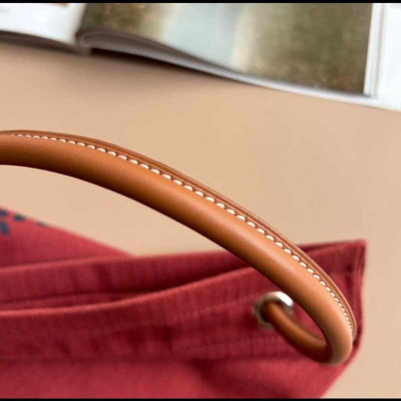 Herme's 入門款 Aline Groom帆布包-18