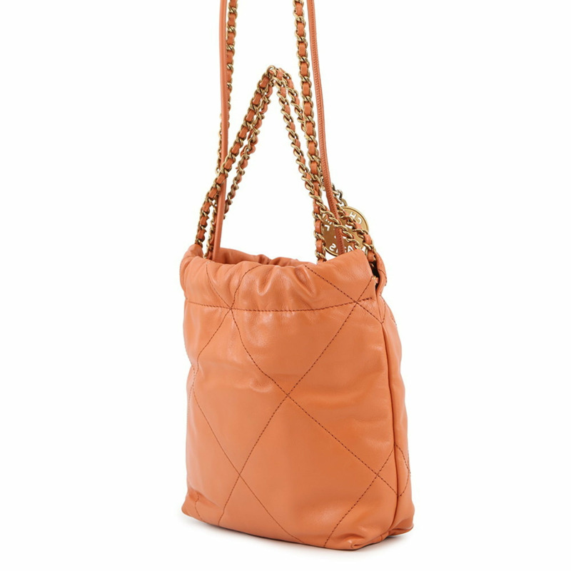 香奈兒 22 迷你 Coco Mark 羊皮手提包 AS3980 兩用-1