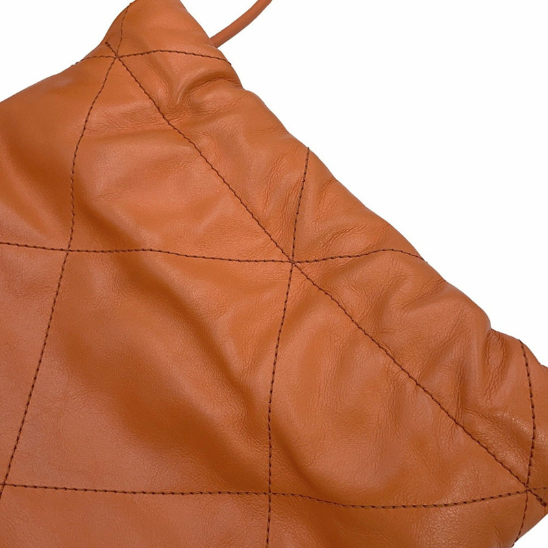 香奈兒 22 迷你 Coco Mark 羊皮手提包 AS3980 兩用-8