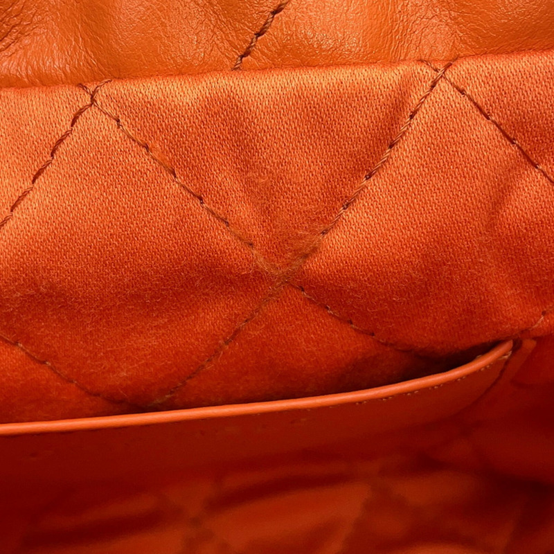 香奈兒 22 迷你 Coco Mark 羊皮手提包 AS3980 兩用-10