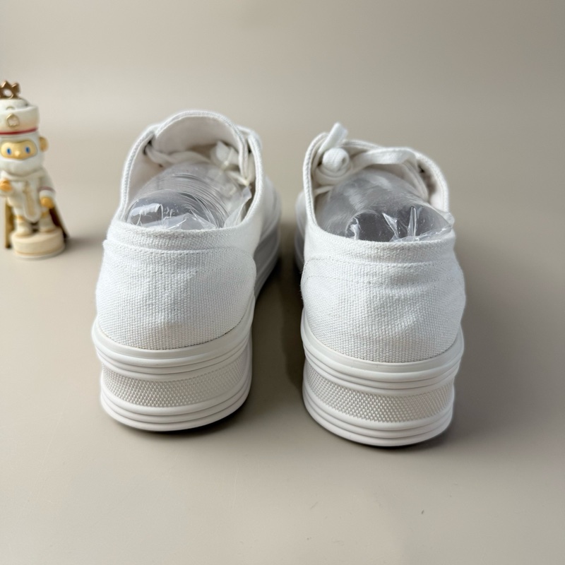 95新Celine/賽琳 純白凱旋門徽標休閒鞋 37碼-2