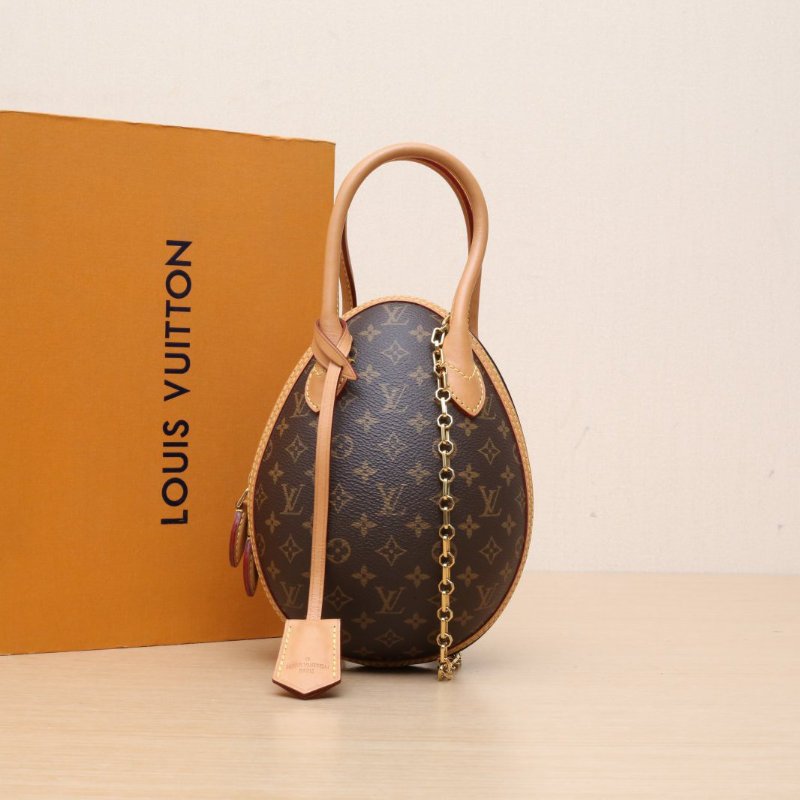 LOUIS VUITTON 老花PVC2018秀款限定恐龍蛋肩背包-0