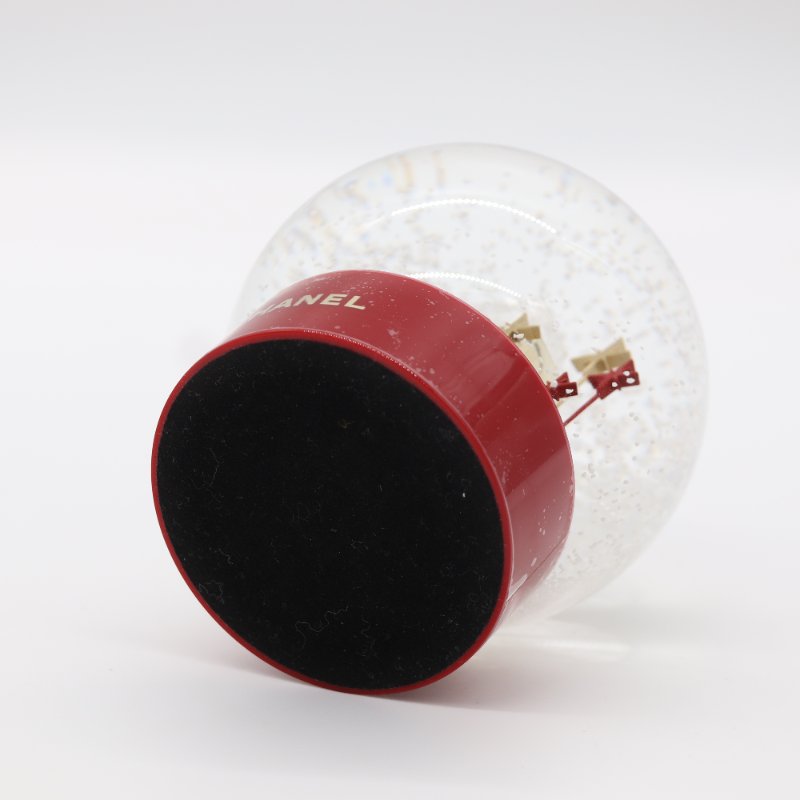 Chanel 香奈兒 N°5 聖誕限量 透明 玻璃 水晶球 雪景球-3