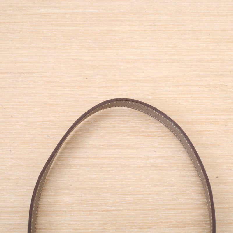 HERMES Bolide保齡球包2718大象灰Epsom皮X刻銀扣肩背包-2