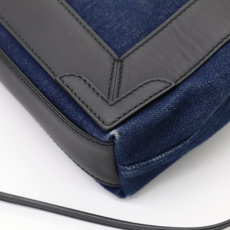 Balenciaga 巴黎世家 Navy Cabas 深藍色帆布 黑色牛皮 手提包 單肩包 托特包-7