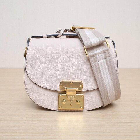 MOYNAT 粉色牛皮FlorinanoPM子母馬鞍包配可拆卸肩帶肩背包