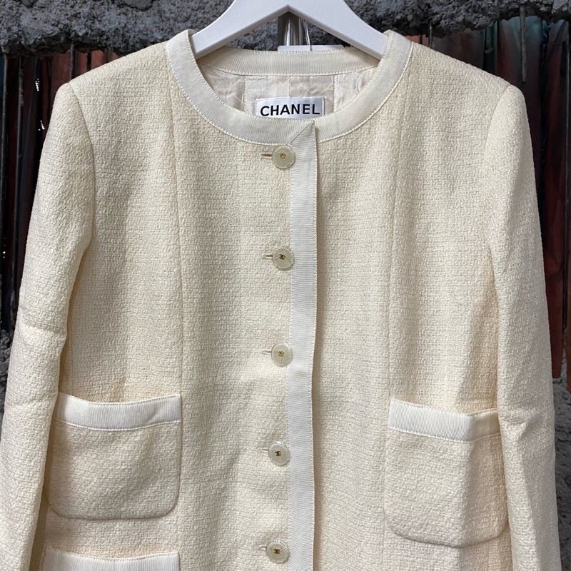 98新Chanel香奈兒 vintage 直井憐同款外套 碼數：38-2