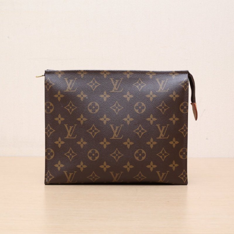 LOUIS VUITTON PocheToilette26號洗漱包老花PVC2021肩背包-1