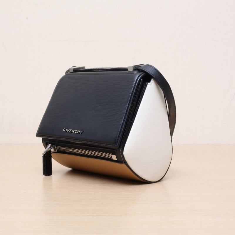 GIVENCHY 拼色牛皮潘多拉盒子包斜挎包肩背包-3