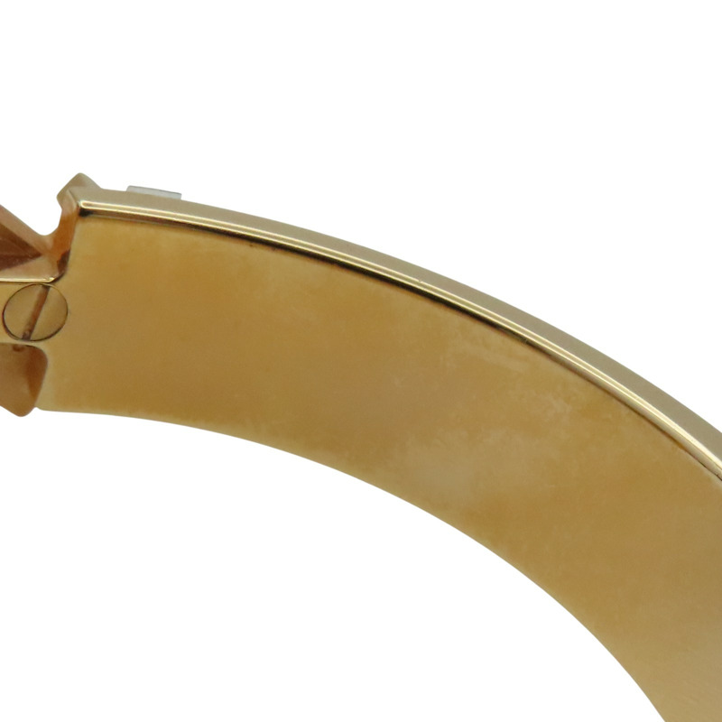 白色琺瑯 金色鍍金 Clic H 手環【HERMES 愛馬仕】-8