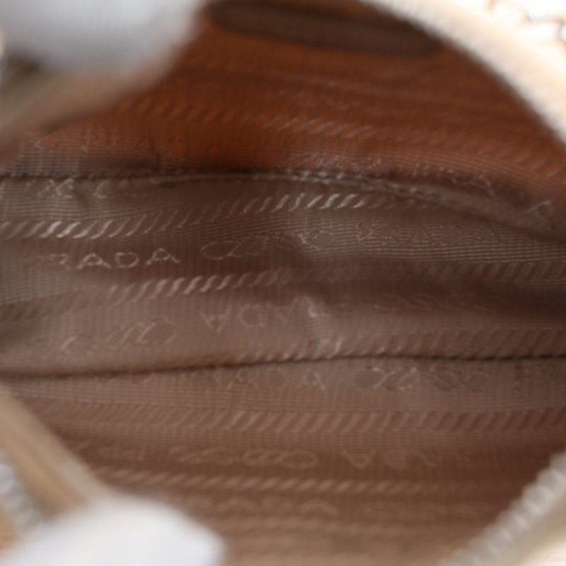 PRADA 卡其色尼龍hobomini肩背包-2