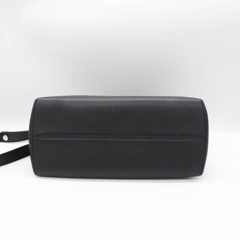 Fendi 芬迪 By the Way 黑色牛皮 手提包-3