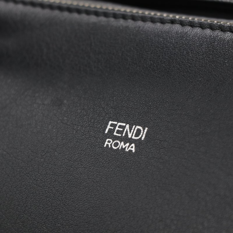 Fendi 芬迪 By the Way 黑色牛皮 手提包-5