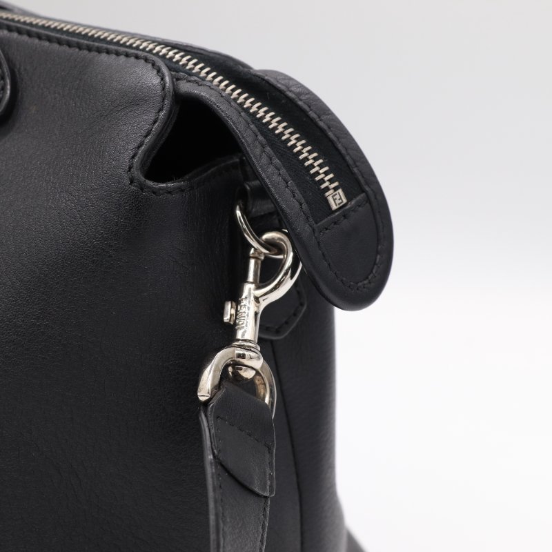 Fendi 芬迪 By the Way 黑色牛皮 手提包-6