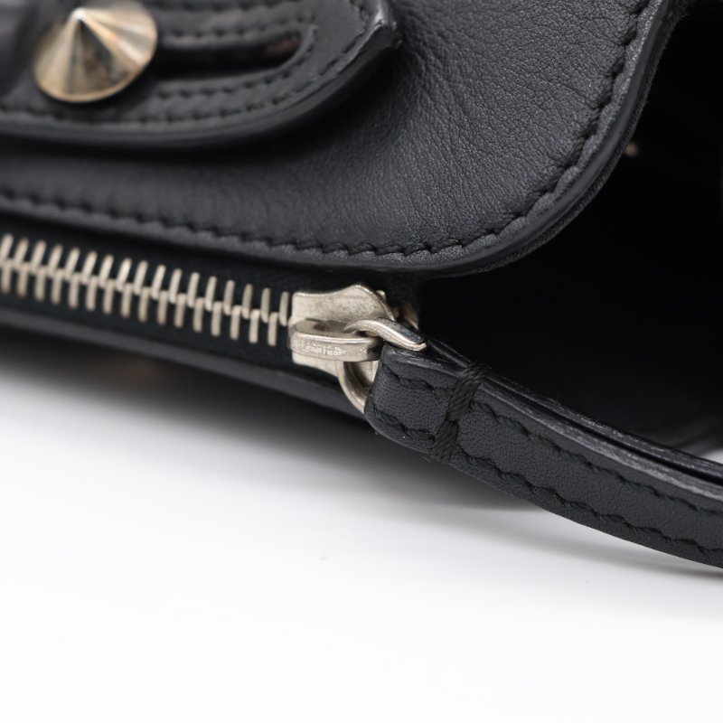 Fendi 芬迪 By the Way 黑色牛皮 手提包-11