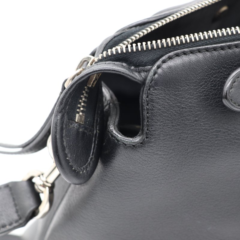 Fendi 芬迪 By the Way 黑色牛皮 手提包-14