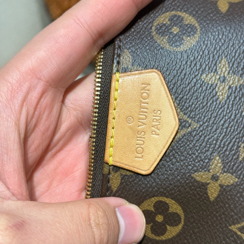 LV老花五95新合一綠色肩帶 經典款純芯片款 保存很好 五金亮內里乾淨-8