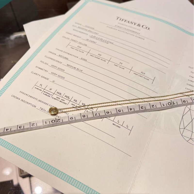 Tiffany & Co 蒂芙尼Bezet吊坠项链-5