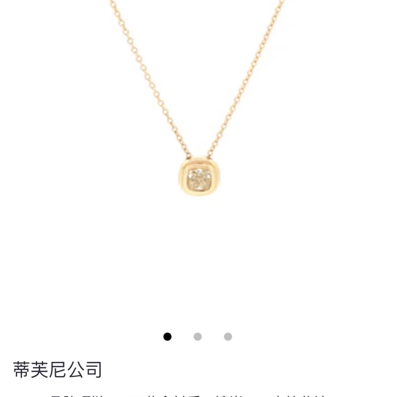 Tiffany & Co 蒂芙尼Bezet吊坠项链-7